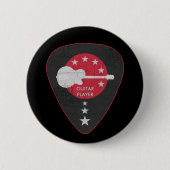 als je gitaar speelt ronde button 5,7 cm (Voorkant)