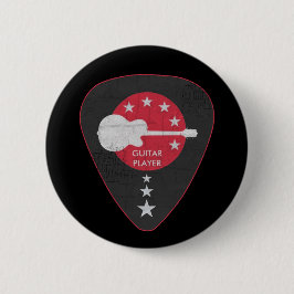 als je gitaar speelt ronde button 5,7 cm