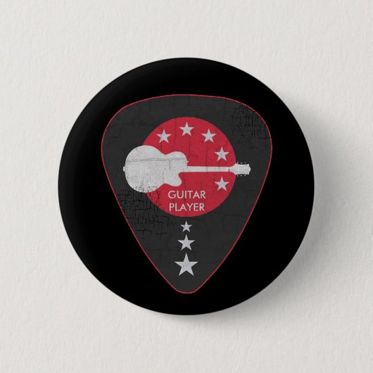 als je gitaar speelt ronde button 5,7 cm (Voorkant)