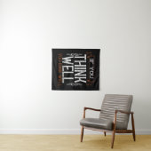 Als je goed denkt, heb je goed2 wandkleed (In Situ (horizontaal))