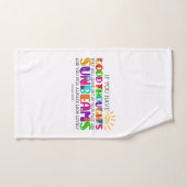 Als je goede gedachten hebt, zullen ze uitblinken bad handdoek (Handdoek)