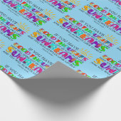 Als je goede gedachten hebt, zullen ze uitblinken cadeaupapier (Hoek)