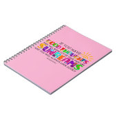 Als je goede gedachten hebt, zullen ze uitblinken notitieboek (Linkerzijde)