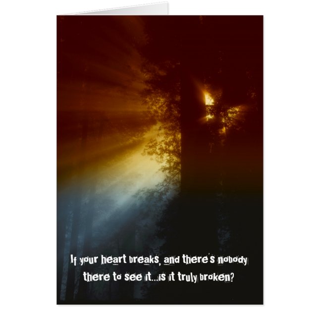 Als je hart breekt en niemand ziet het (Voorkant)