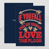 Als je Herfst, ben ik er liefdesValentijnsdag-gok. Feestdagenkaart (Voorkant / Achterkant)