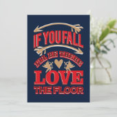 Als je Herfst, ben ik er liefdesValentijnsdag-gok. Feestdagenkaart (Staand voorkant)