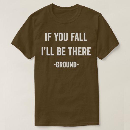 Als je herfst er zal zijn t-shirt (Design voorkant)