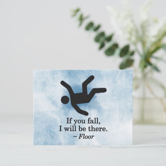 Als je Herfst, zal ik er zijn - Floor Briefkaart (Staand voorkant)