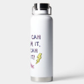 Als je het droomt, kan je het doen waterfles (Achterkant)