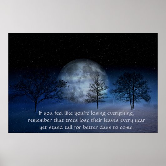 Als je het gevoel hebt dat je verliest - Inspirere Poster (Voorkant)