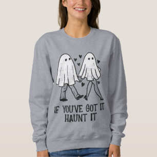Als je het hebt, achtervolg het - Cosy Ghost Coupl Trui
