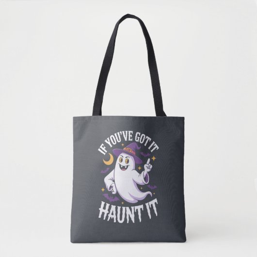 Als je het hebt, achtervolg het Halloween Tote Bag (Voorkant)