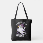 Als je het hebt, achtervolg het Halloween Tote Bag (Achterkant)