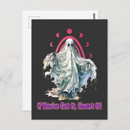 Als je het hebt achtervolgen - Halloween Briefkaart (Voorkant / Achterkant)