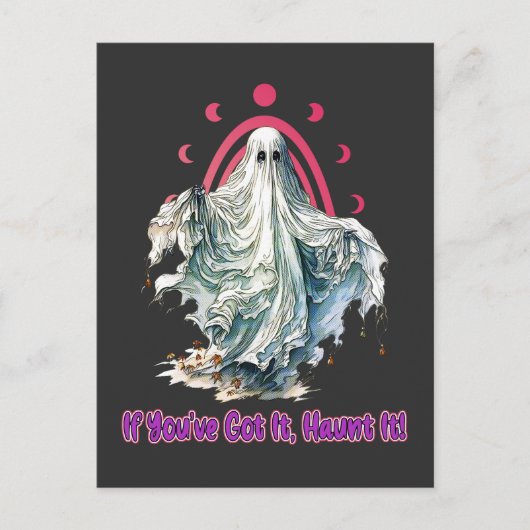 Als je het hebt achtervolgen - Halloween Briefkaart (Voorkant)