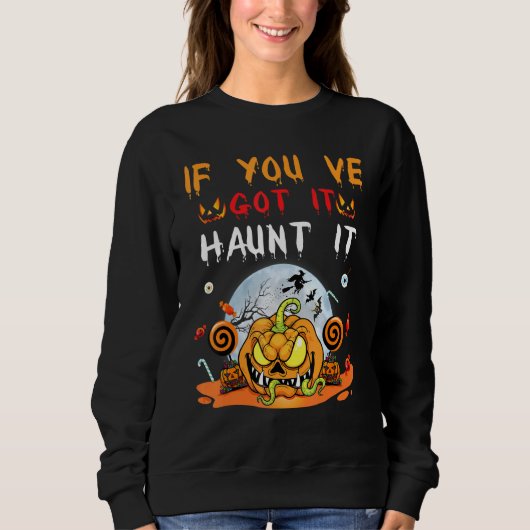 Als je het hebt achtervolgen het Halloween kostuum Trui (Voorkant)