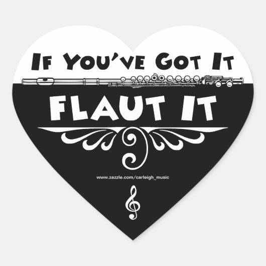 Als je het hebt - Flaut It hart stickers (Voorkant)