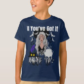 Als je het hebt Haunt het!.b T-shirt (Voorkant)