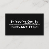 Als je het hebt - maak het Visitekaartjes flauw (Achterkant)