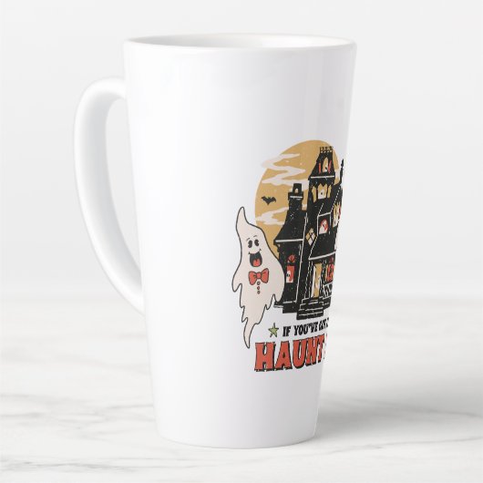 Als je het hebt, schiet er dan op. latte mok (Linkerhoek)