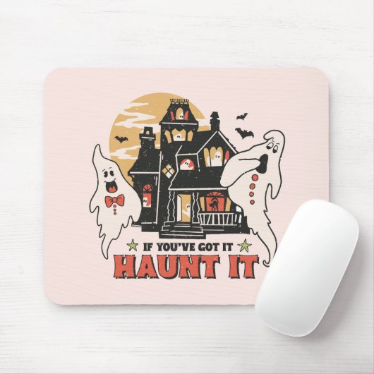 Als je het hebt, schiet er dan op. muismat (Met muis)