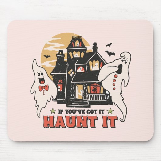 Als je het hebt, schiet er dan op. muismat (Voorkant)