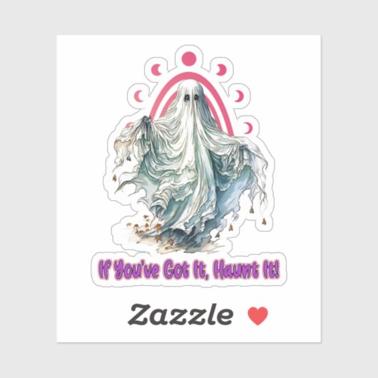 Als je het hebt, spook het uit - Halloween Sticker (Vel)
