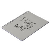 Als je het kunt dromen, kun je het citeren notitieboek (Linkerzijde)