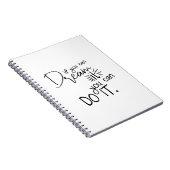 Als je het kunt dromen, kun je het citeren notitieboek (Rechterzijde)