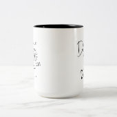 Als je het kunt dromen, kun je het citeren tweekleurige koffiemok (Center)