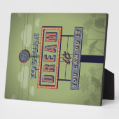 Als je het kunt dromen, kun je het doen fotoplaat (Zijkant)