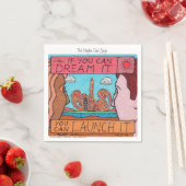 Als je het kunt dromen, kun je het lanceren! servetten (Insitu)