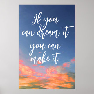 "Als je het kunt dromen" Poster