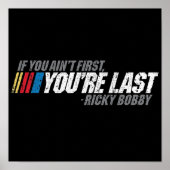 Als je het laatst bent poster (Voorkant)