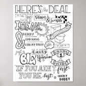 Als je het laatst bent poster (Voorkant)