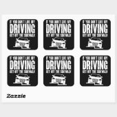 Als je het niet leuk vindt dat mijn auto van de st vierkante sticker (Vel)