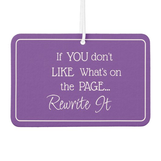 "Als je het niet leuk vindt wat er op de pagina st Luchtverfrisser (Voorkant)