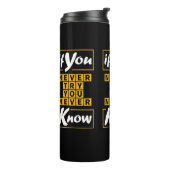 Als je het nooit probeert, weet je het nooit thermosbeker (Gedraaid links)