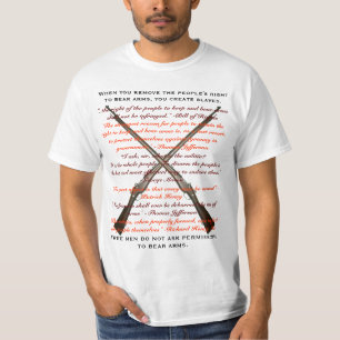 Als je het recht van de mensen op beer ontneemt, t-shirt