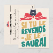 Als je het verkoopt zal ik het weten - Verjaardags Briefkaart (Voorkant / Achterkant)