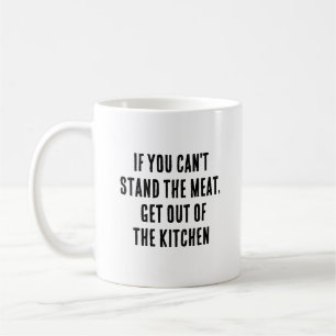 Als je het vlees niet kunt verdragen, ga dan uit d koffiemok