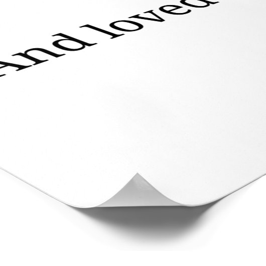 Als je het weet, spreekt je hart liefdesgedicht po poster (Hoek)