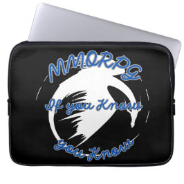 Als je het weet, weet je ( gaming-thema) laptop sleeve