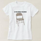 Als je het weet, weet je t-shirt (Design voorkant)