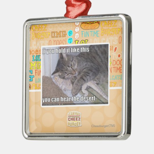 Als je het zo vasthoudt metalen ornament (Links)