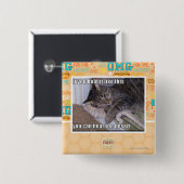 Als je het zo vasthoudt vierkante button 5,1 cm (Voorkant /achterkant)