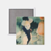 'Als je hoest, neem Geraudel Pastilles' (kleur li Magneet (Voorkant / Achterkant)