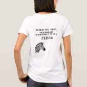 Als je hoofdbeats hoort t-shirt (Achterkant)