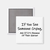 Als je iemand ziet die kletsen magneet (Voorkant / Achterkant)