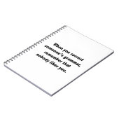 Als je iemands Grammar corrigeert Notitieboek (Linkerzijde)